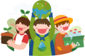 green volunteer